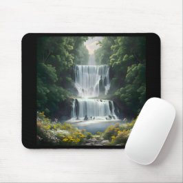 Die Wasserfall-Landschaft Mousepad