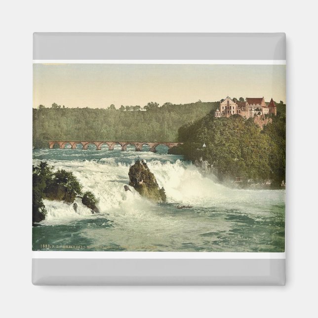 Die Wasserfälle des Rheins, mit der Burg Laufen, S Magnet (Vorne)
