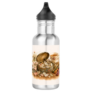 Die Wasserflasche Button Tin