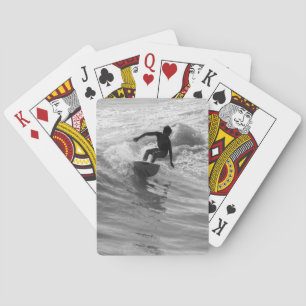 Die Wave Graustufen reiten Spielkarten