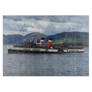 Die Waverley-Paddel Dampfer vor Schottland Schneidebrett