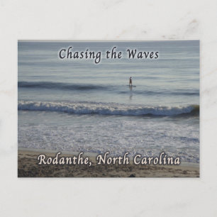 Die Waves Rodanthe Surfer Postkarte