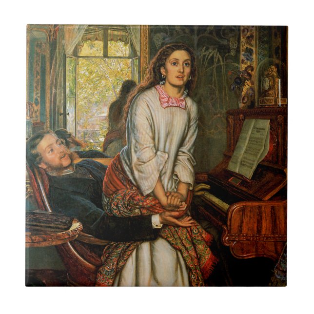 Die weckende Gewissenhaftigkeit Fliese (Vorderseite)