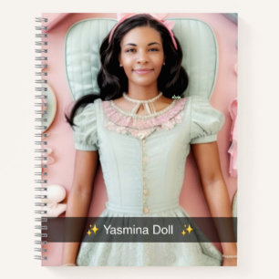 Die weichen Mädchen Gedanken, Träume Zeitschrift Notizbuch