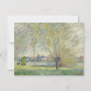 Die Weiden Claude Monet 1880 Postkarte