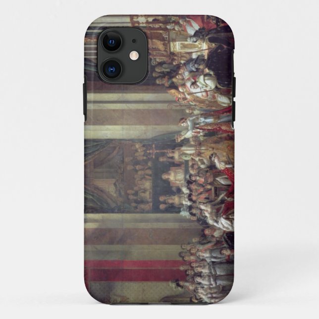 Die Weihe des Kaisers Napoleon Case-Mate iPhone Hülle (Rückseite)
