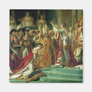 Die Weihe des Kaisers Napoleon Magnet