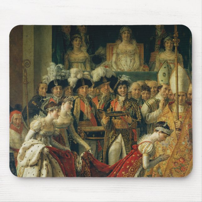 Die Weihe des Kaisers Napoleon Mousepad (Vorne)