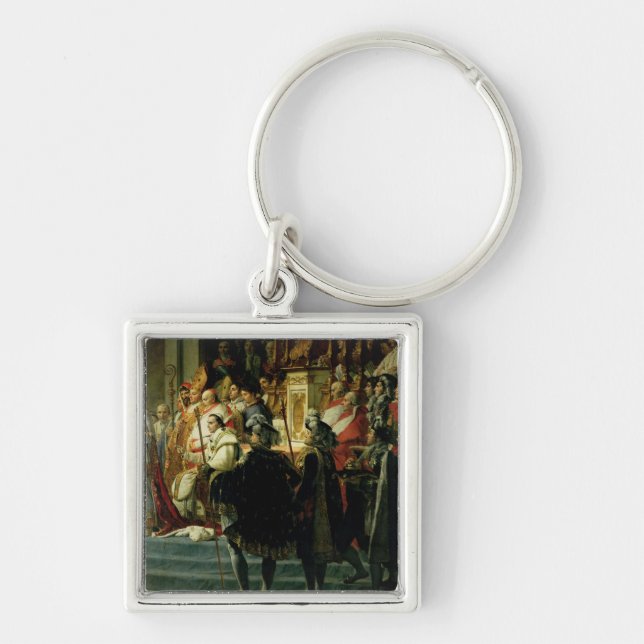 Die Weihe des Kaisers Napoleon Schlüsselanhänger (Vorne)