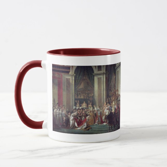Die Weihe des Kaisers Napoleon Tasse (Links)