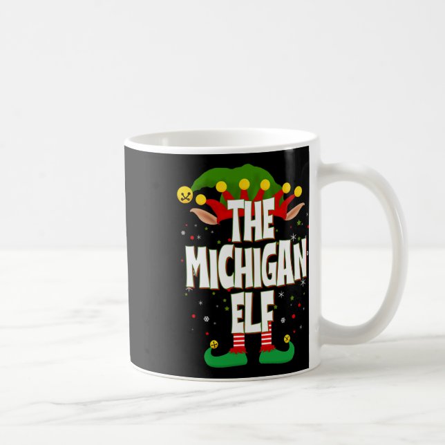 Die Weihnachten der Michigan-Elf Kaffeetasse (Rechts)