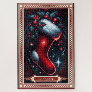 Die Weihnachts-Strumpf-Tarot-Karte