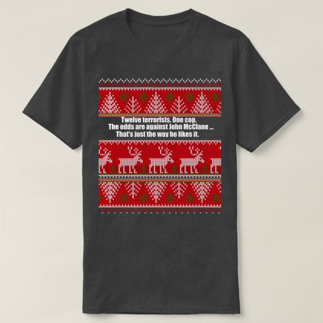 Die Weihnachts-Sweater T-Shirt (Design vorne)