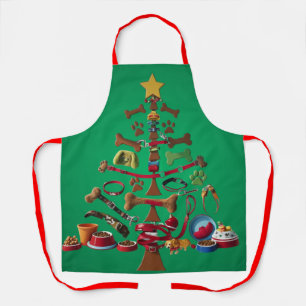 Die Weihnachtsbaum-Schürze von Pet Lover Schürze