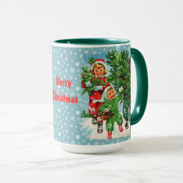 Die Weihnachtsbaum-Tasse Tasse
