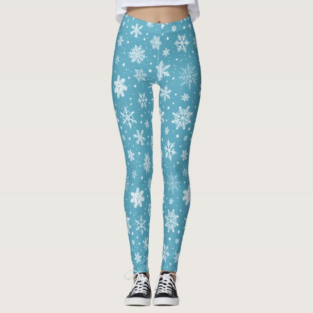 Die Weihnachtsbaumfarbe erhalten Leggings (Vorderseite)