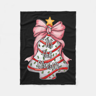 Die Weihnachtsbaumkuchen Debbie Pink Co Fleecedecke