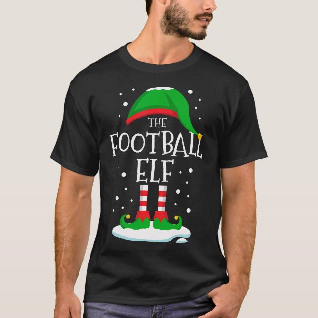 Die Weihnachtsfamilie der Fußballelfen, die mit Xm T-Shirt (Vorderseite)