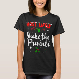 Die Weihnachtsfamilie der Gegenwart am ehesten ers T-Shirt