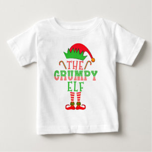 Die Weihnachtsfamilie der Grumpy Elf, die Pajama T Baby T-shirt