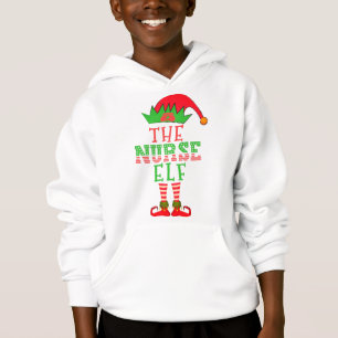 Die Weihnachtsfamilie der Nurse Elf passt Pajama Hoodie
