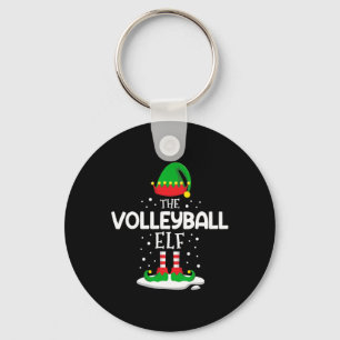 Die Weihnachtsfamilie der Volleyball-Elf passt zu Schlüsselanhänger