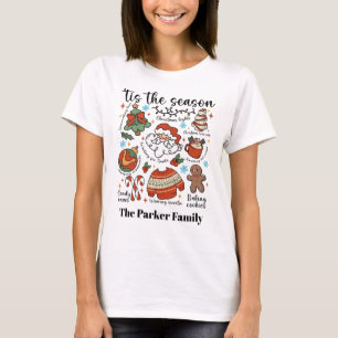 Die Weihnachtsfamilie der Weihnachtszeit T-Shirt