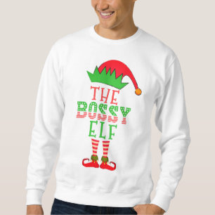 Die Weihnachtsfamilie des Bossy Elf passt Pajama Sweatshirt