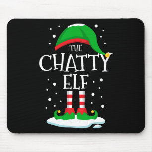 Die Weihnachtsfamilie des Chatty Elf passt zur Wei Mousepad