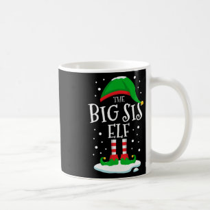 Die Weihnachtsfamilie des Großen Sis Elf, die mit Kaffeetasse