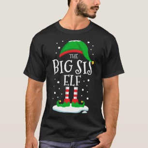 Die Weihnachtsfamilie des Großen Sis Elf, die mit T-Shirt