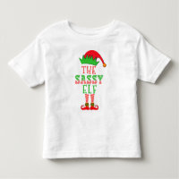 Die Weihnachtsfamilie des Sassy Elf passt Pajama
