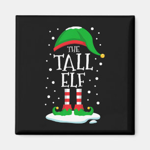 Die Weihnachtsfamilie von Tall Elf passt zur Weihn Magnet