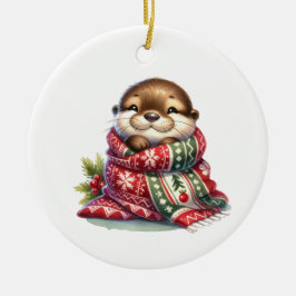 Die Weihnachtsfeier im Scara Keramik Ornament