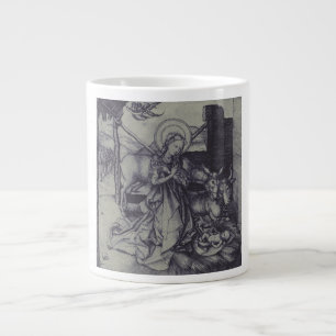 Die Weihnachtsgeburt Stark Ink Art Jumbo-Tasse