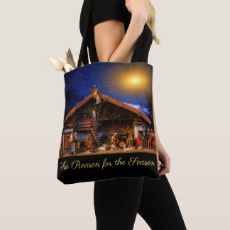 Die Weihnachtsgeschichte Krippenszene Tasche