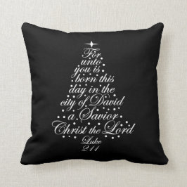 Die Weihnachtsgeschichte Luke 2-11 Kissen