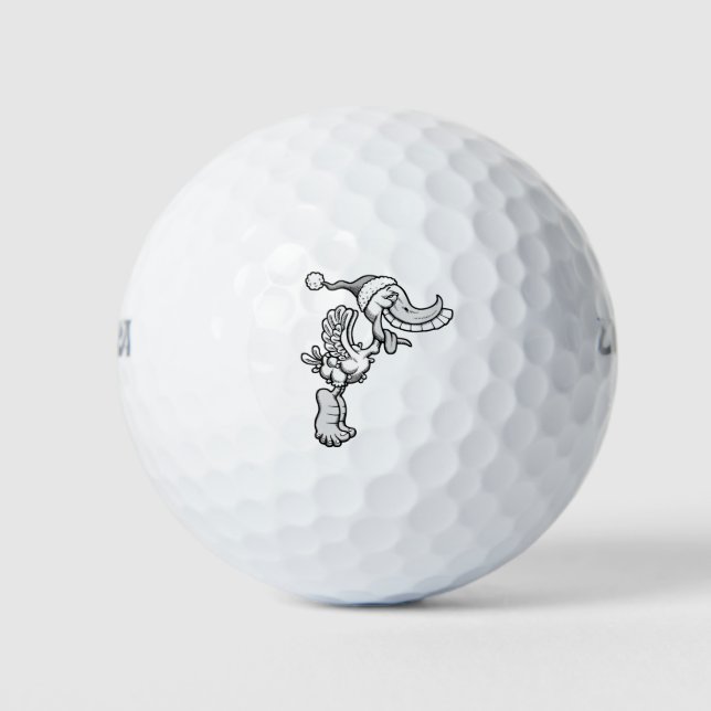 Die Weihnachtsgoose Golfball (Vorderseite)