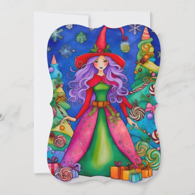 Die Weihnachtskarte 3 Design Holiday Card Einladung (Vorderseite)