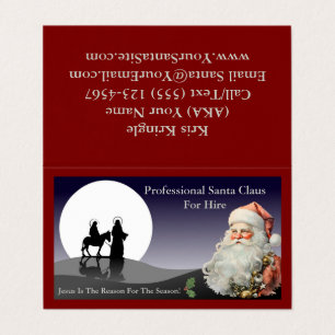 Die Weihnachtskarte Jesus ist die Vernunftpost