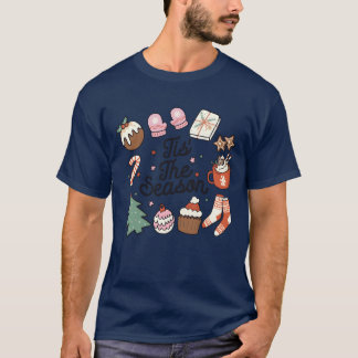 Die Weihnachtssaison ist Vintag T-Shirt