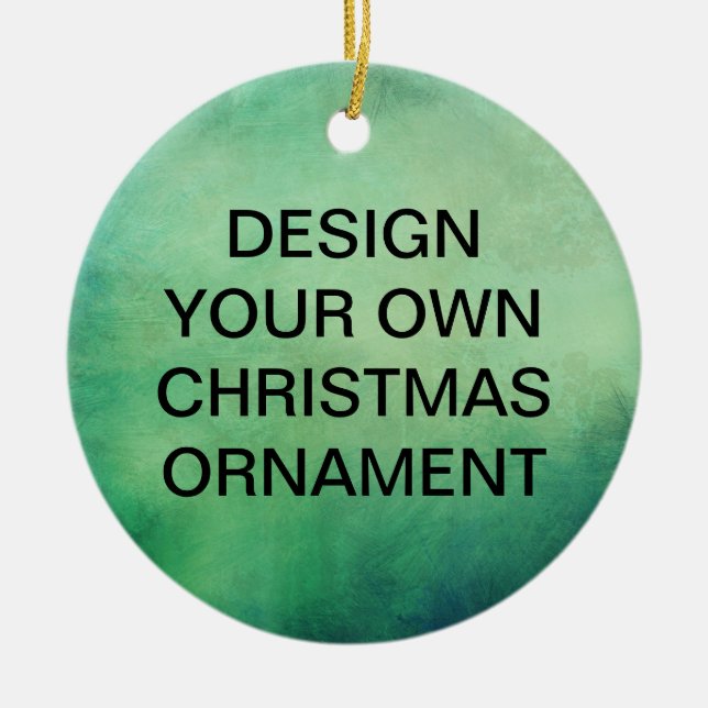 Die Weihnachtsschmuck-Keramik individuell anpassen Keramik Ornament (Vorne)
