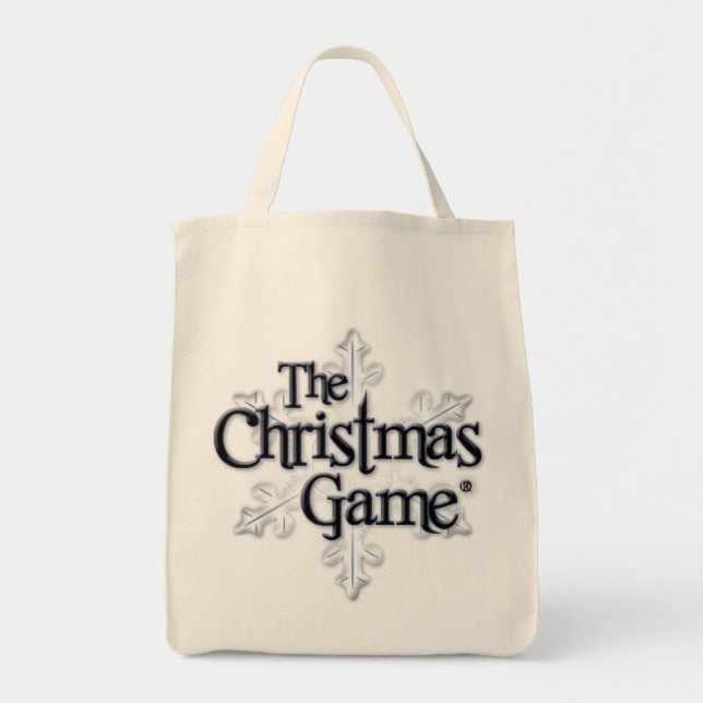 Die Weihnachtsspiel-Lebensmittelgeschäft-Tasche Tragetasche (Vorne)