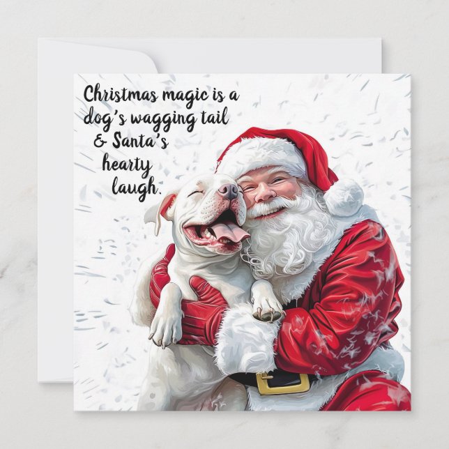 Die Weihnachtszauberei ist ein Wagner Schwanz & We Einladung (Vorderseite)
