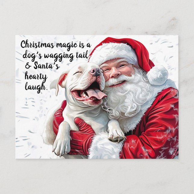 Die Weihnachtszauberei ist ein Wagner Schwanz & We Postkarte (Vorderseite)