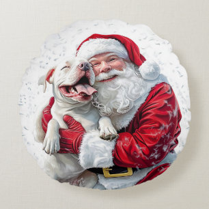 Die Weihnachtszauberei ist ein Wagner Schwanz & We Rundes Kissen