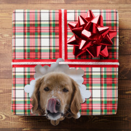 Die Weihnachtszauberkarte Ihres Hundes im Foto Ornament Karte
