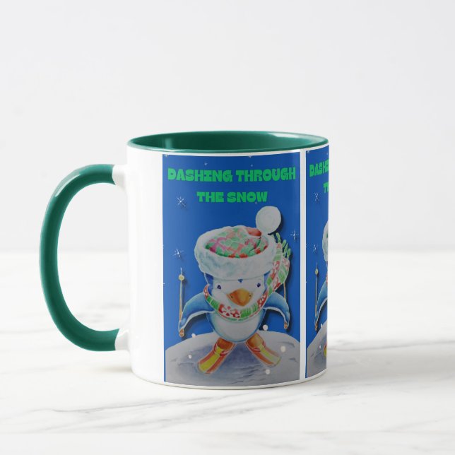 Die Weihnachtszeit der Kinder durchatmen Tasse (Links)