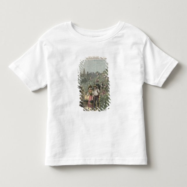 Die Wein-Ernte Kleinkind T-shirt (Vorderseite)