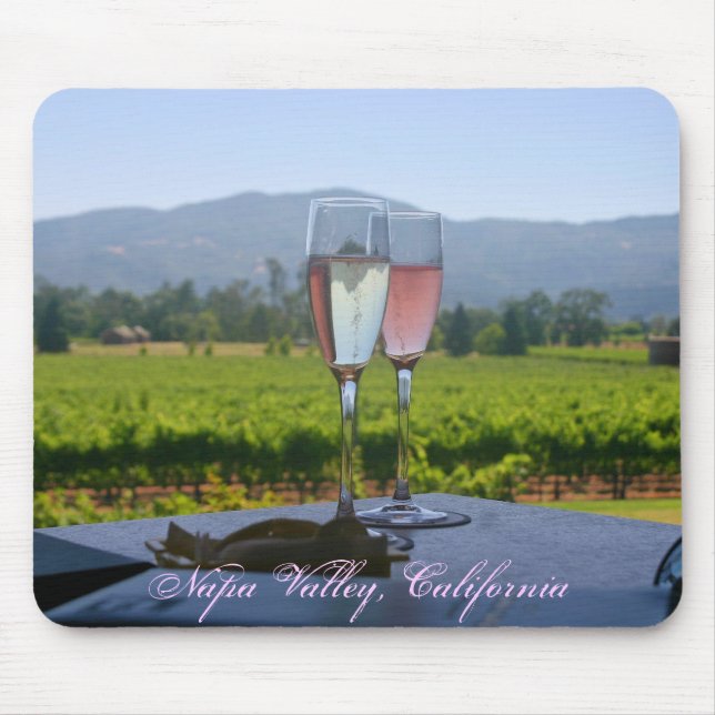 Die Weinberge von Napa Valley Mousepad (Vorne)